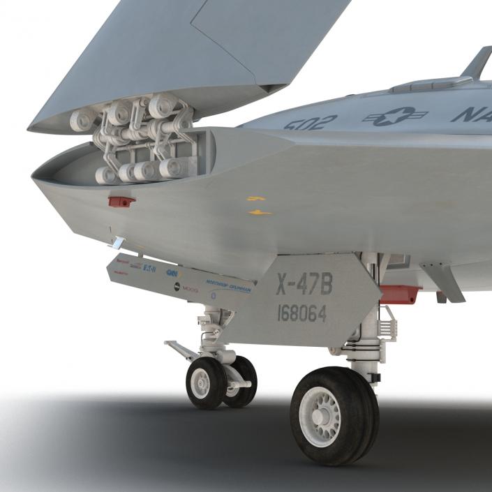 Northrop Grumman X-47B UAV Folded Wings 3D model