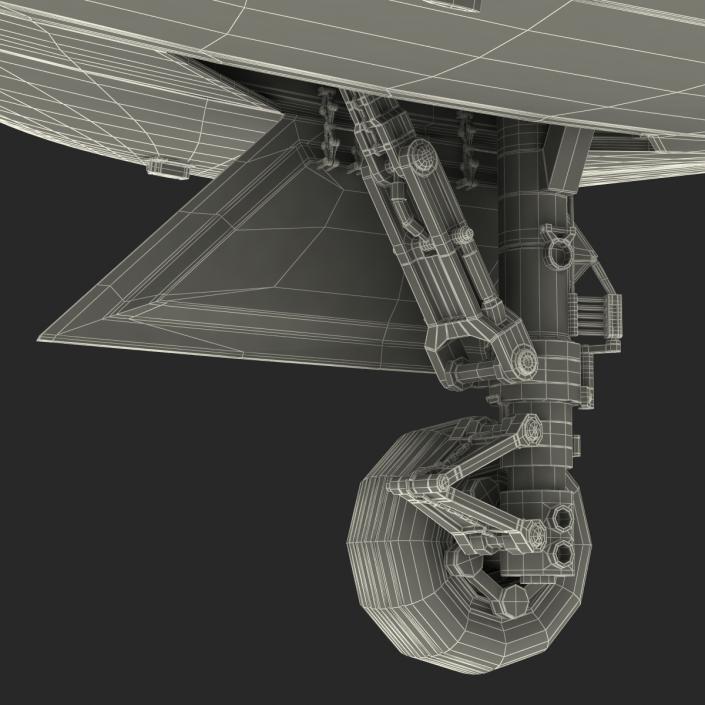 Northrop Grumman X-47B UAV Folded Wings 3D model