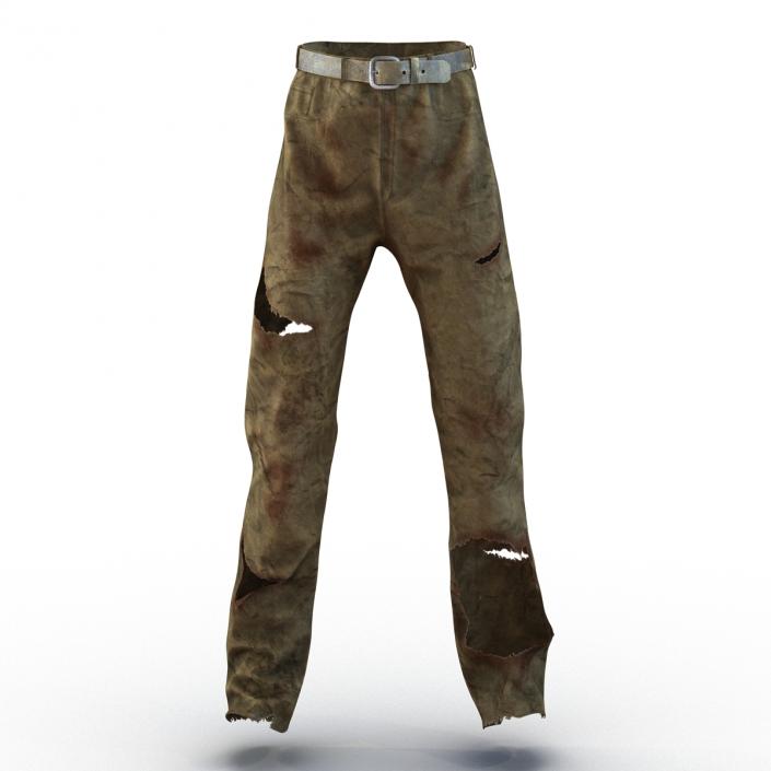 3D model Old Dirty Work Pants