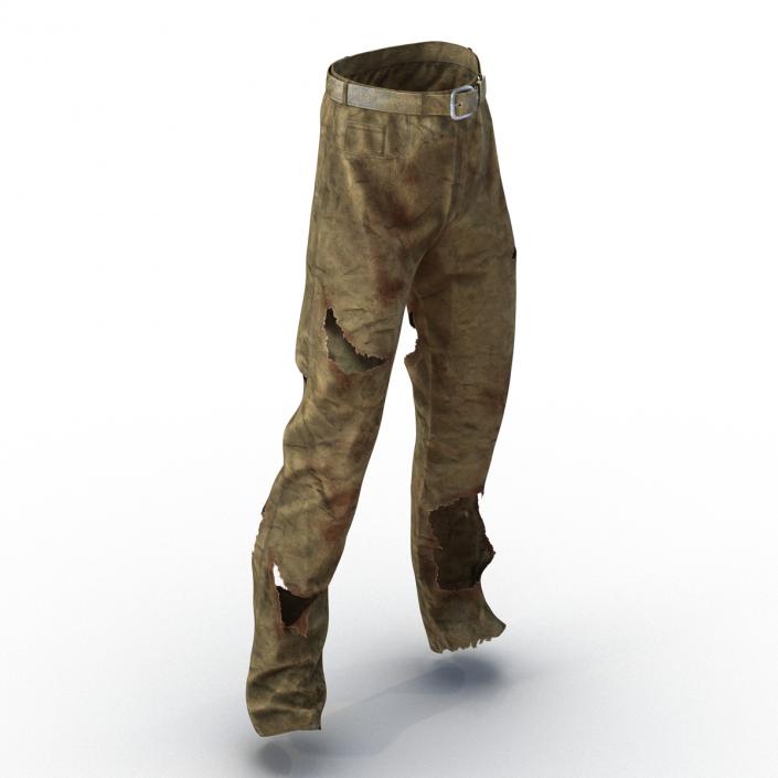 3D model Old Dirty Work Pants