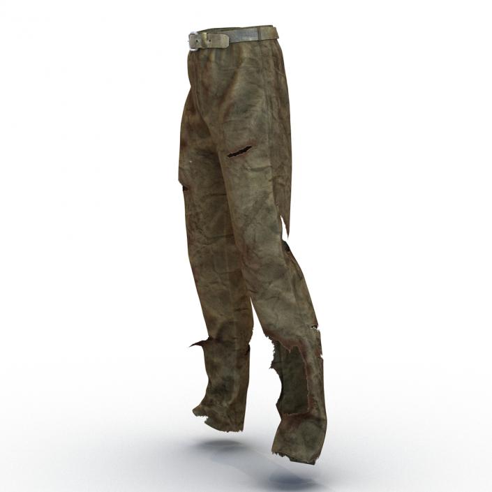 3D model Old Dirty Work Pants