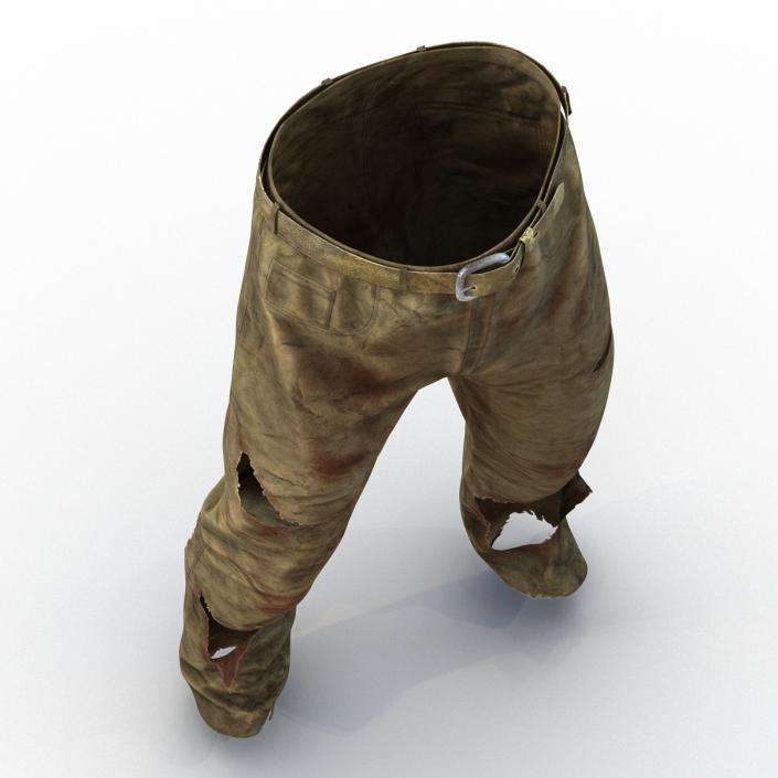 3D model Old Dirty Work Pants