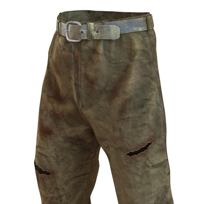 3D model Old Dirty Work Pants