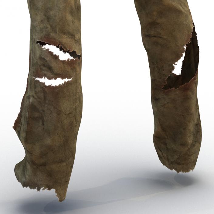 3D model Old Dirty Work Pants