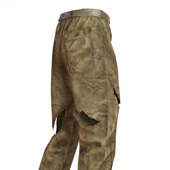 3D model Old Dirty Work Pants