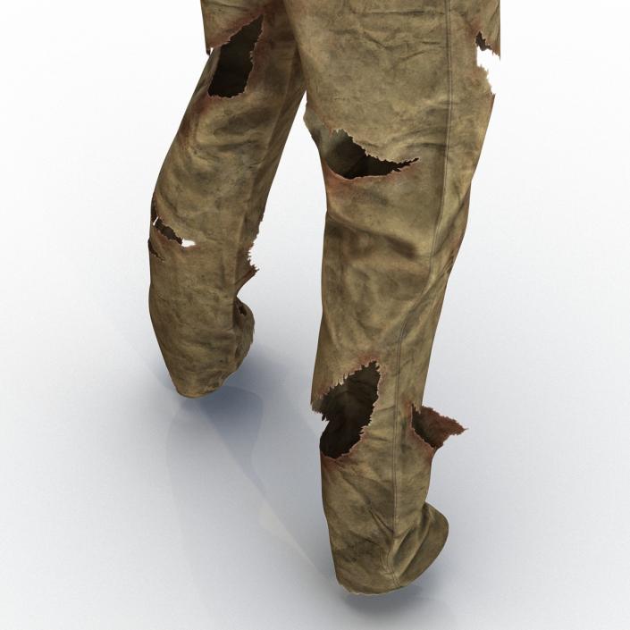 3D model Old Dirty Work Pants