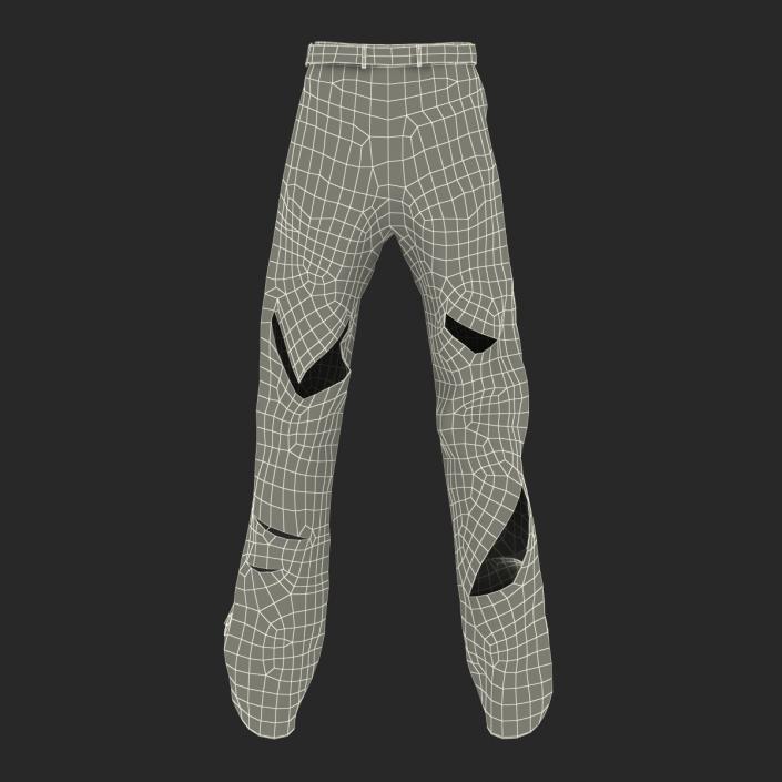 3D model Old Dirty Work Pants