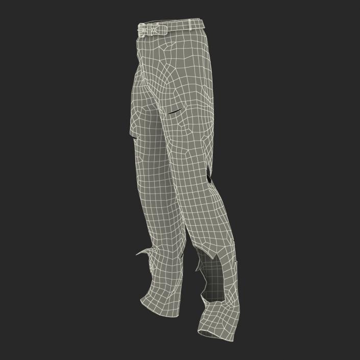 3D model Old Dirty Work Pants