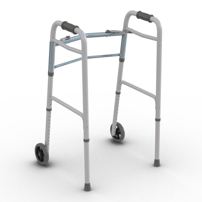 3D model Paddle Walker with Wheels