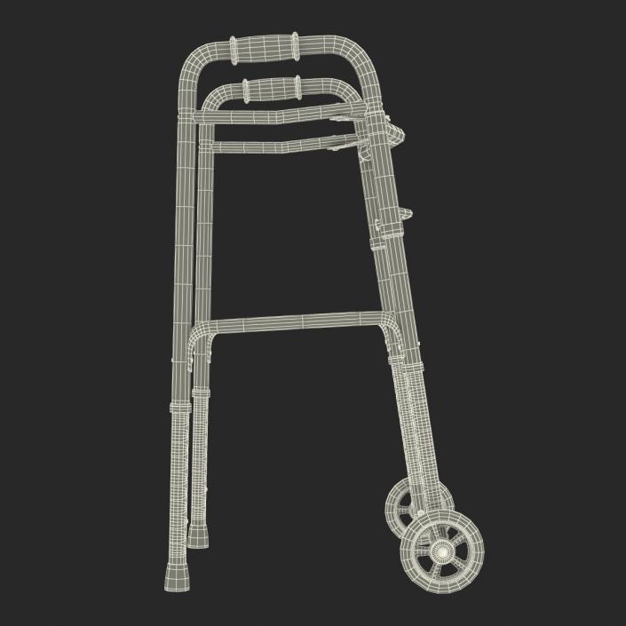 3D model Paddle Walker with Wheels