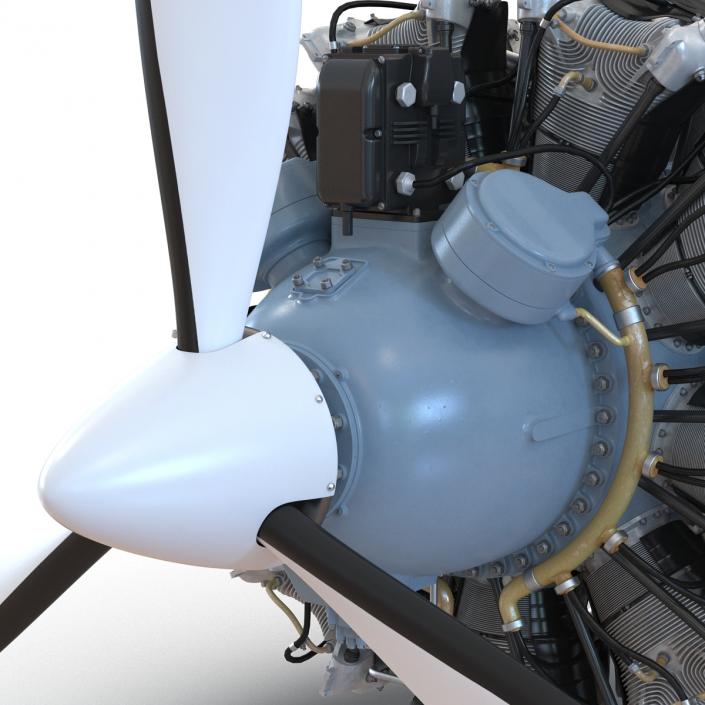 Pratt and Whitney R-2800 3D model