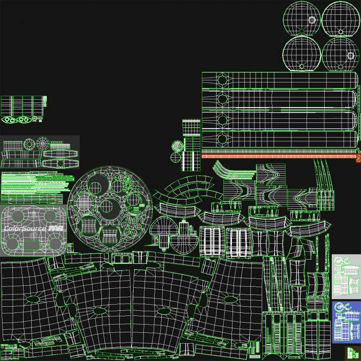 3D Source Four LED Generic model