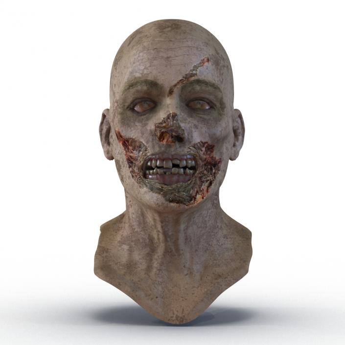 3D Zombie Head