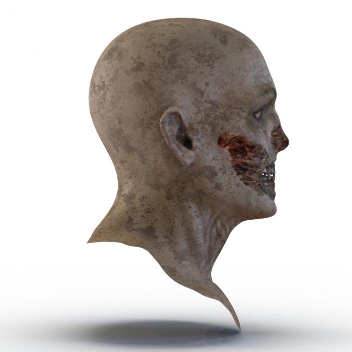 3D Zombie Head