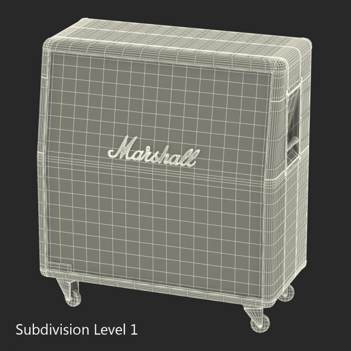 3D Guitar Speaker Cabinet Marshall