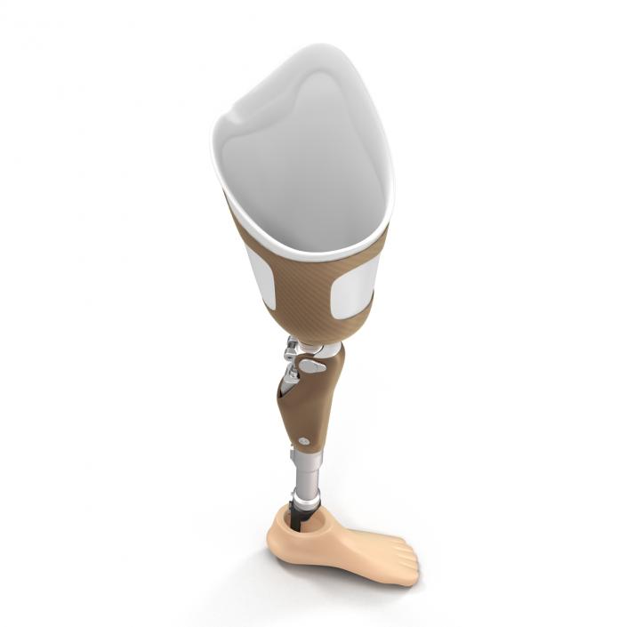 3D Prosthetic Leg Rigged