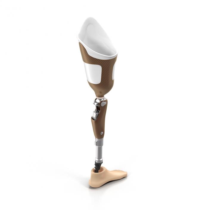 3D Prosthetic Leg Rigged