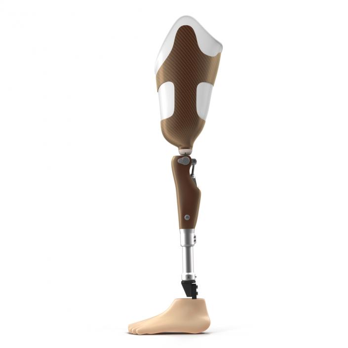 3D Prosthetic Leg Rigged