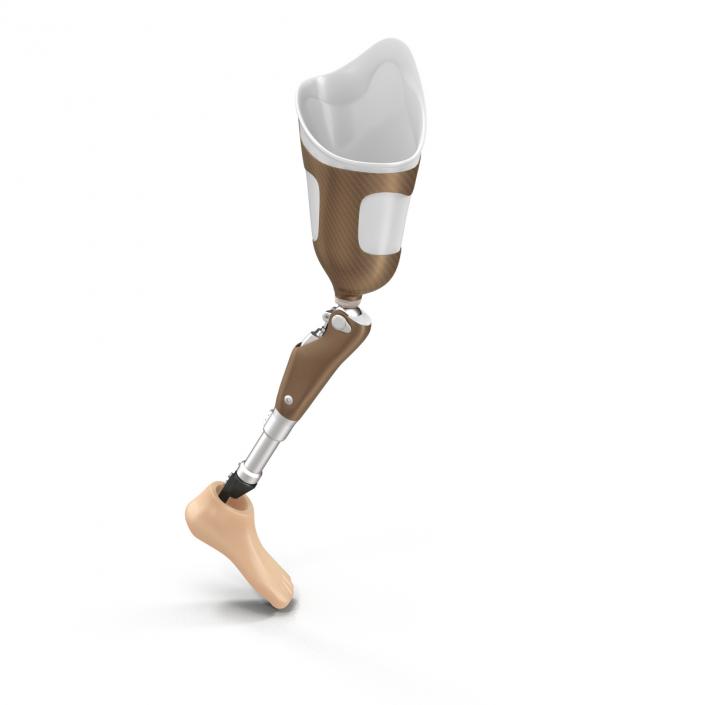 3D Prosthetic Leg Rigged