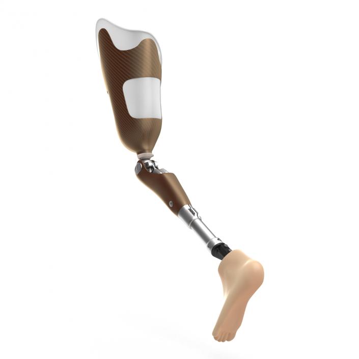 3D Prosthetic Leg Rigged