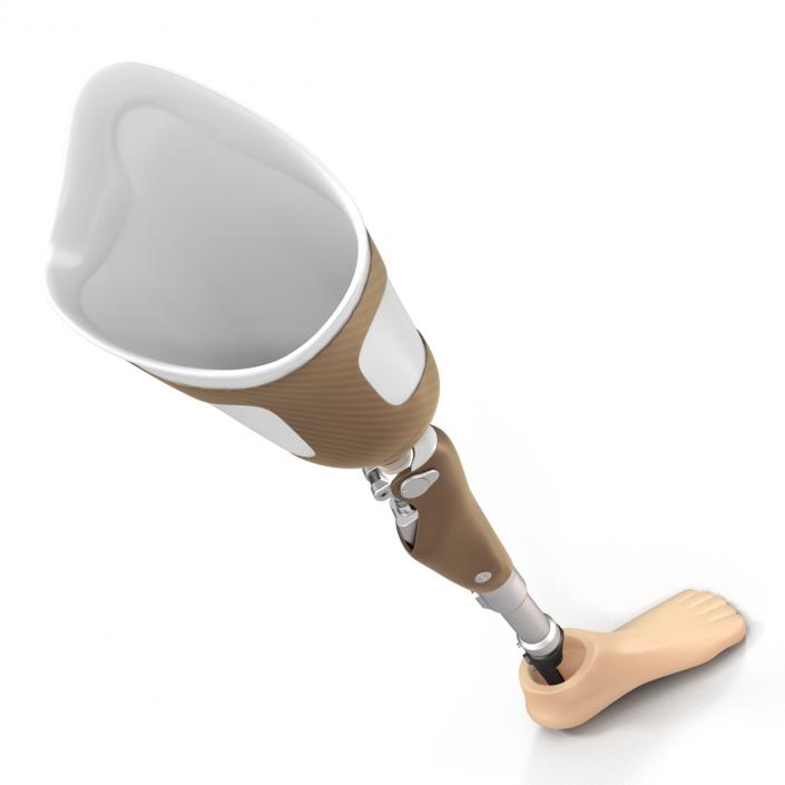 3D Prosthetic Leg Rigged