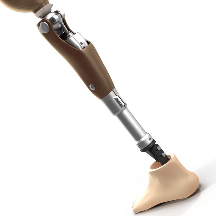 3D Prosthetic Leg Rigged