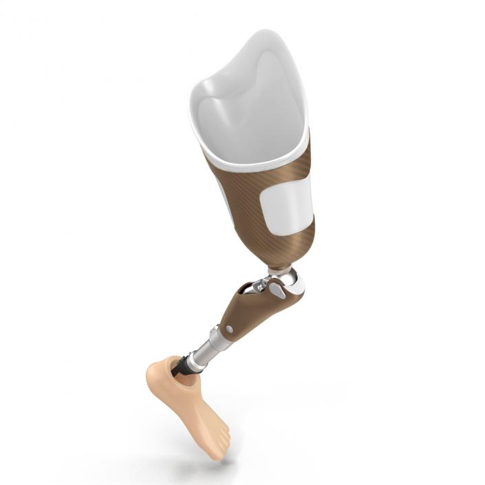 3D Prosthetic Leg Rigged