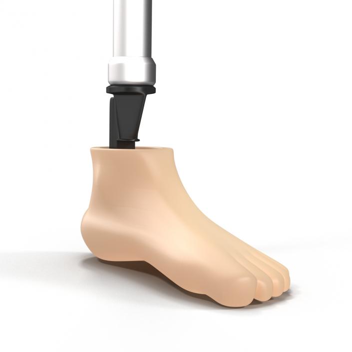 3D Prosthetic Leg Rigged