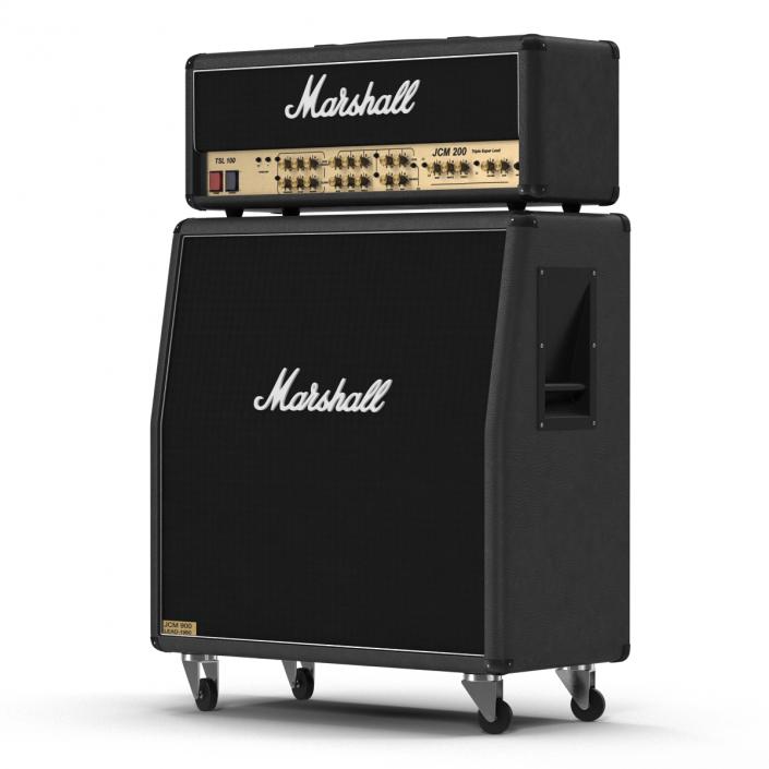 3D model Guitar Amplifier Marshall