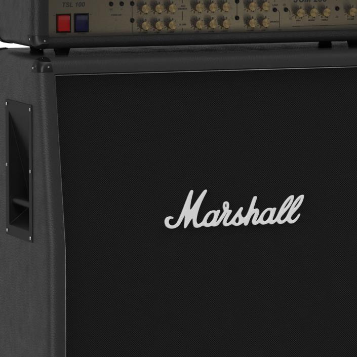 3D model Guitar Amplifier Marshall