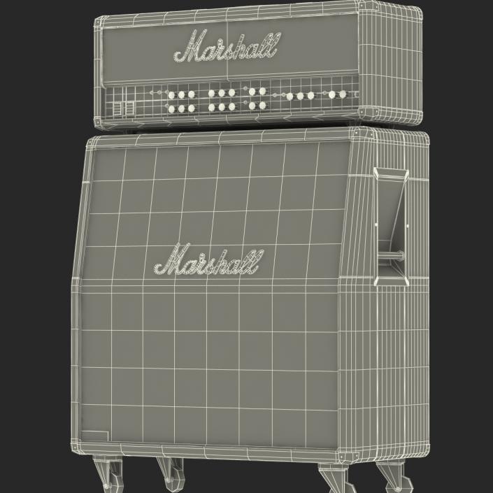 3D model Guitar Amplifier Marshall