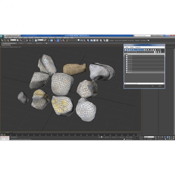 3D model Stones Set