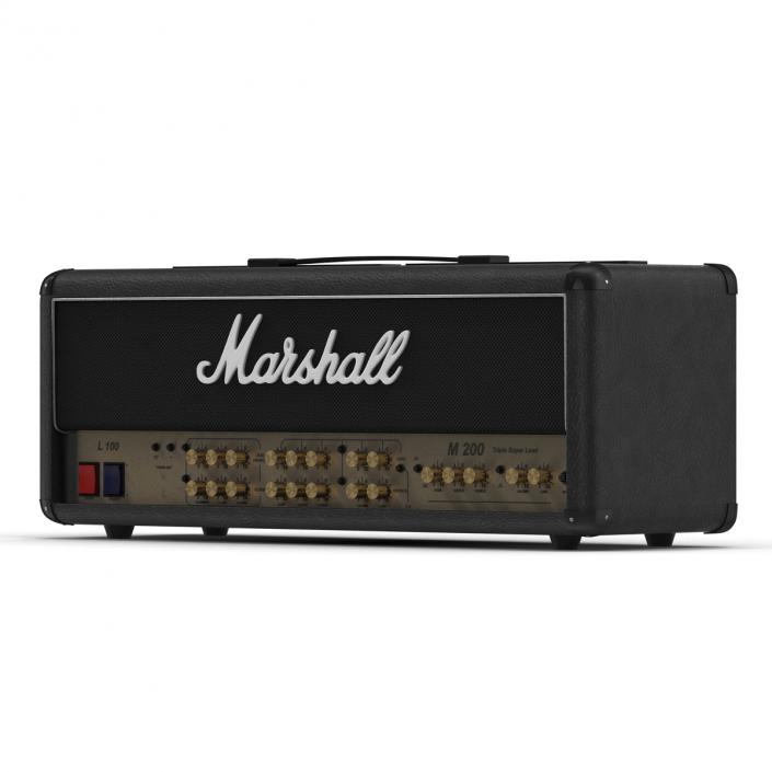 3D model Guitar Amplifier Head Marshall