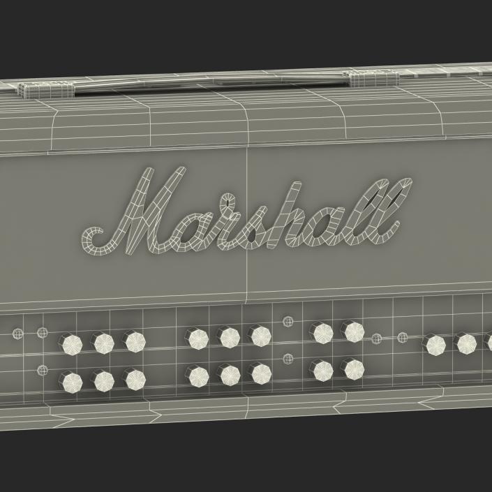 3D model Guitar Amplifier Head Marshall