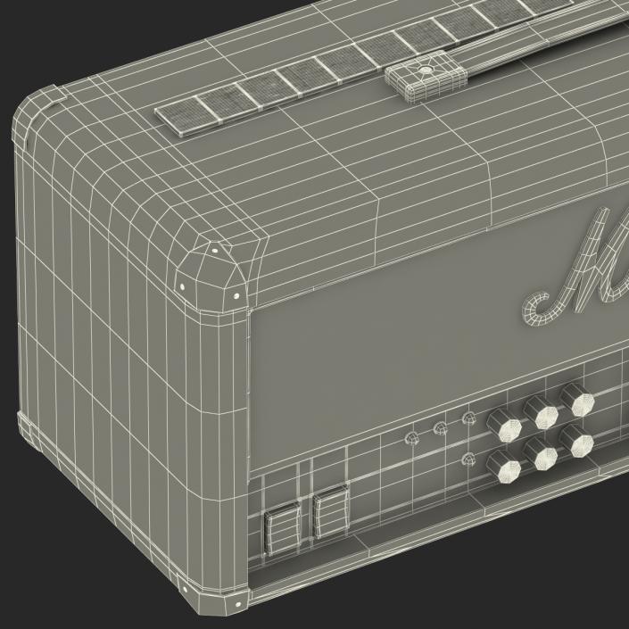 3D model Guitar Amplifier Head Marshall