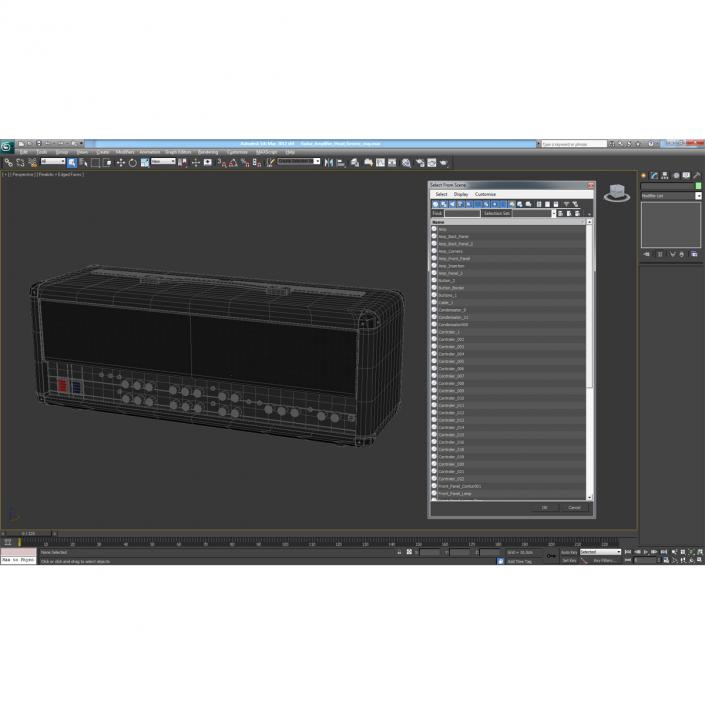 Guitar Amplifier Head Generic 3D model