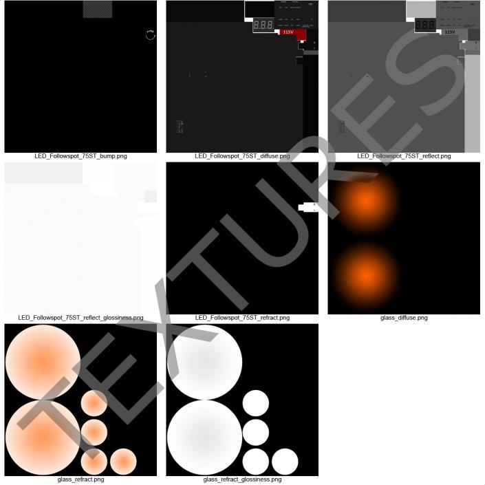 LED Followspot Generic 3D