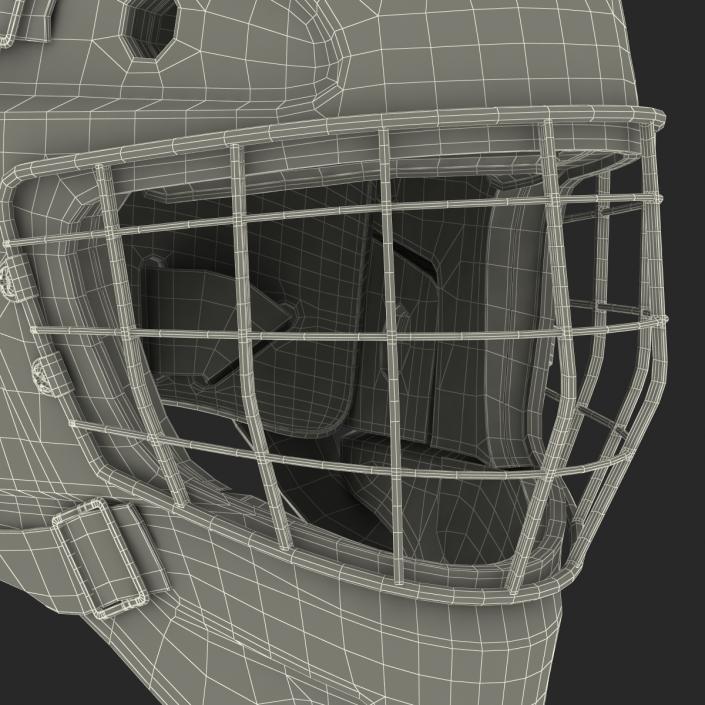 3D model Hockey Goalie Mask Bauer Black