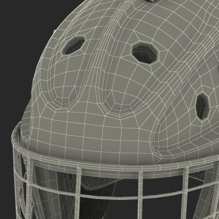 3D model Hockey Goalie Mask Bauer Black