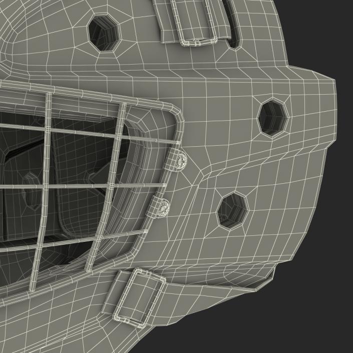 3D model Hockey Goalie Mask Bauer Black