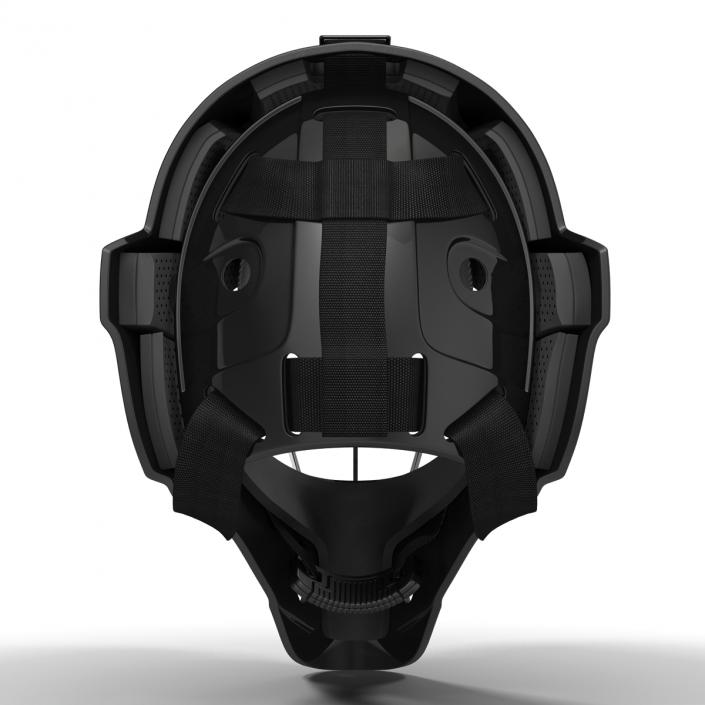 Hockey Goalie Mask Generic Black 3D