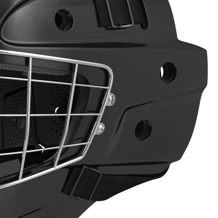 Hockey Goalie Mask Generic Black 3D