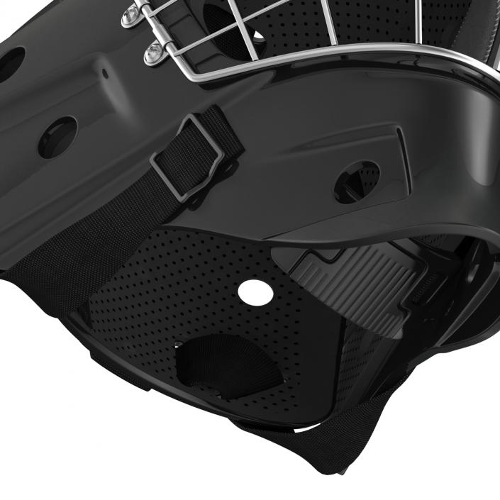 Hockey Goalie Mask Generic Black 3D