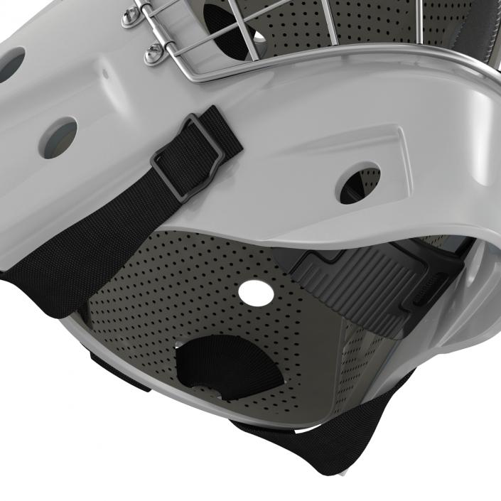 Hockey Goalie Mask Generic White 3D