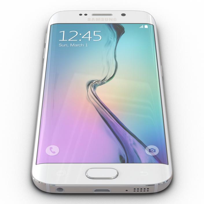 3D Samsung Galaxy S6 Edge Pearl model