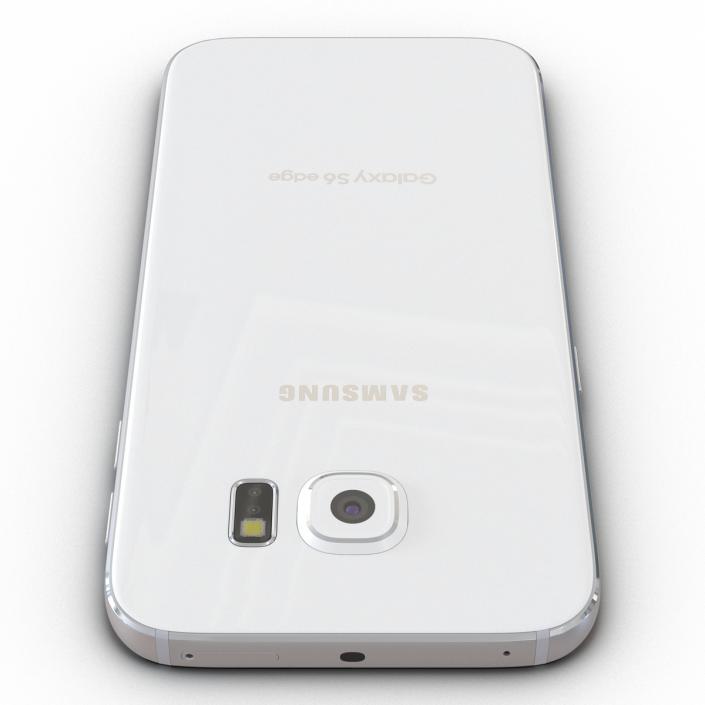 3D Samsung Galaxy S6 Edge Pearl model