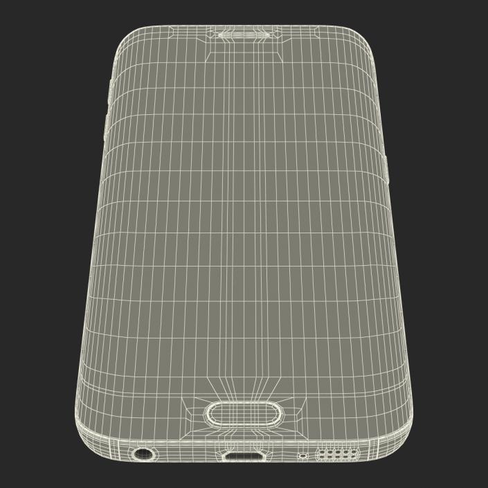 3D Samsung Galaxy S6 Edge Pearl model