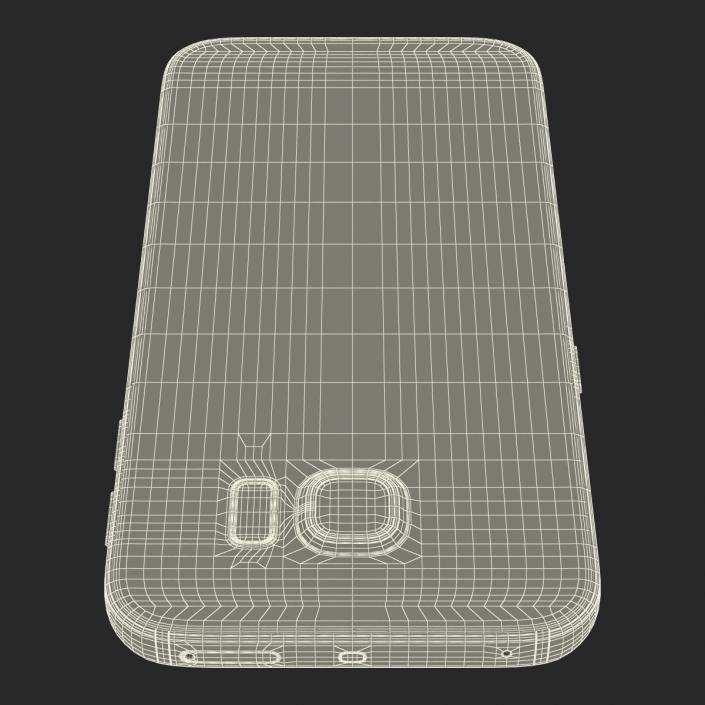 3D Samsung Galaxy S6 Edge Pearl model