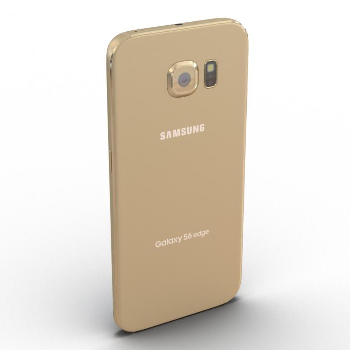 3D Samsung Galaxy S6 Edge Platinum