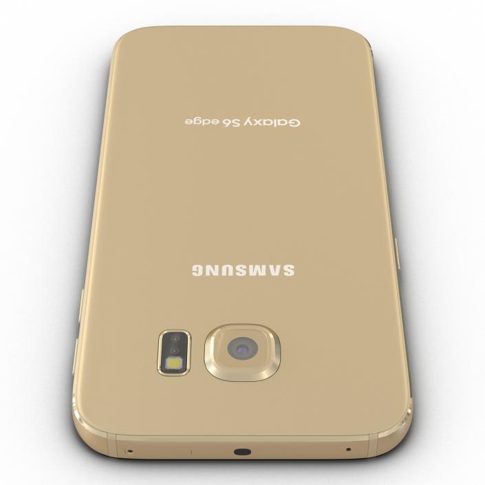 3D Samsung Galaxy S6 Edge Platinum